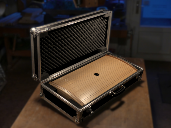flight case dunkel Tambura Flight Case